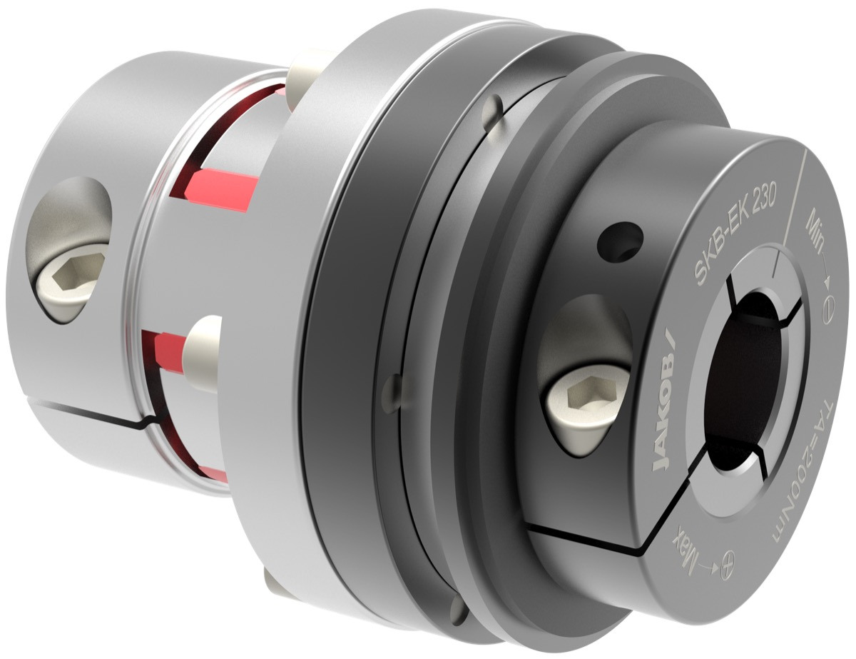 Sicherheitskupplung mit Elastomerstern
